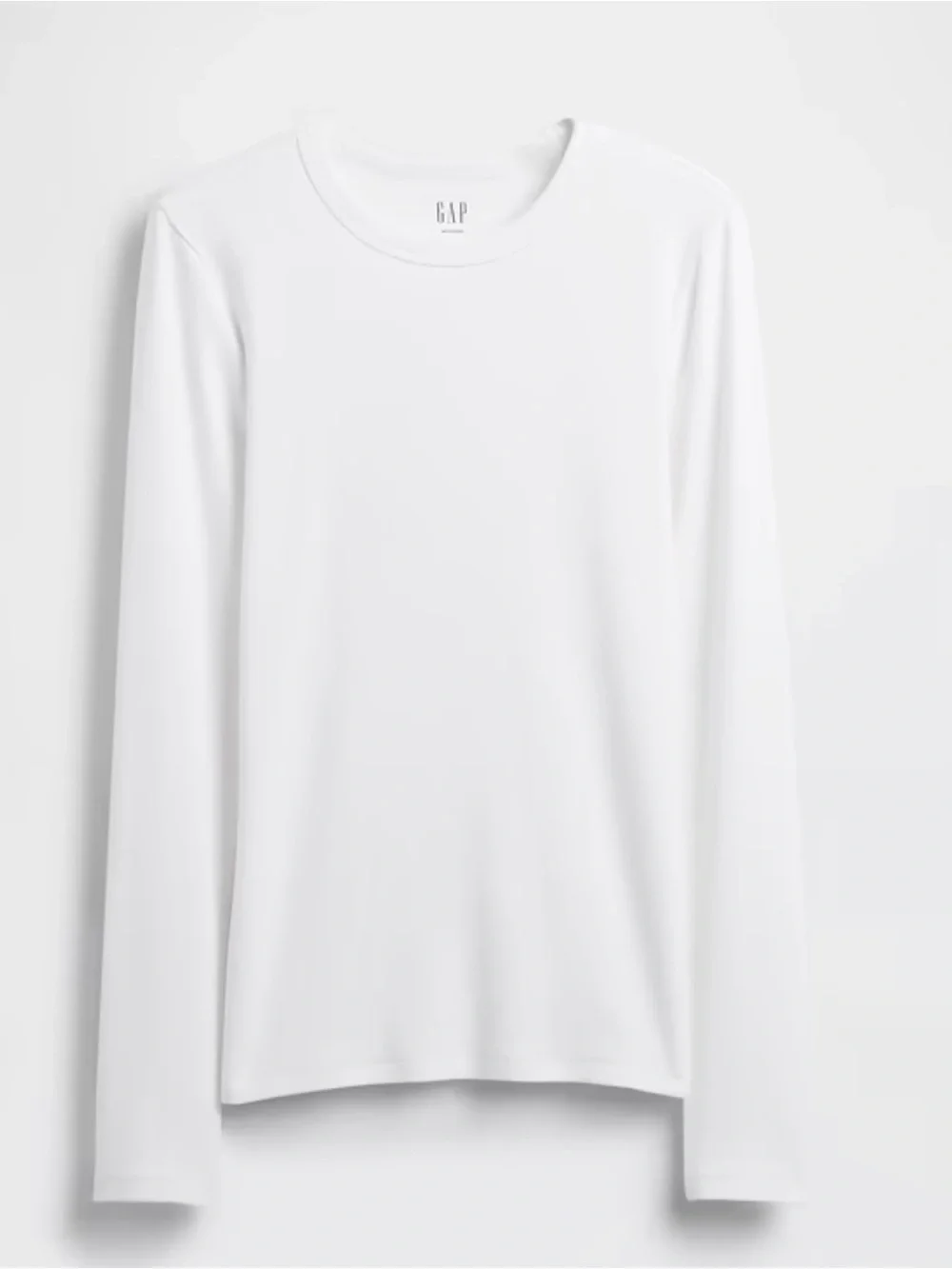 Women's Long-Sleeve Crewneck Top — White